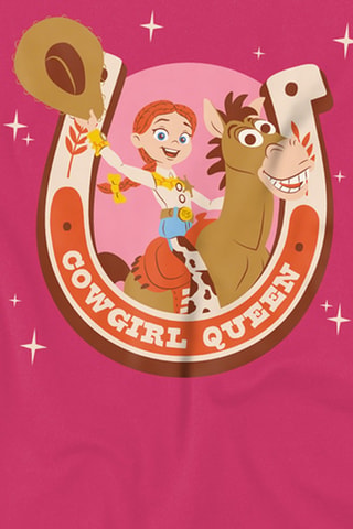 T-shirt Jessie en Bullseye Toy Story Disney Pixar - Fuchsia