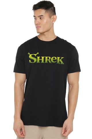 T-shirt Shrek DreamWorks Animation - Zwart