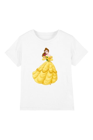 T-shirt Belle en het Beest Disney - Wit