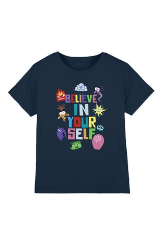 T-shirt Inside Out 2 Disney Pixar - Marineblauw