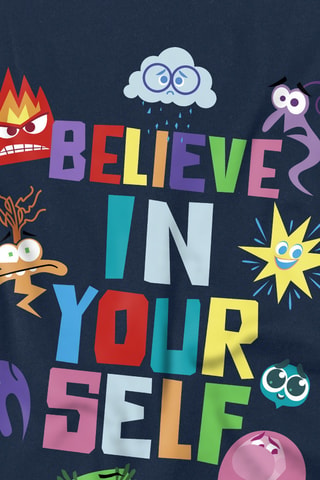 T-shirt Inside Out 2 Disney Pixar - Marineblauw