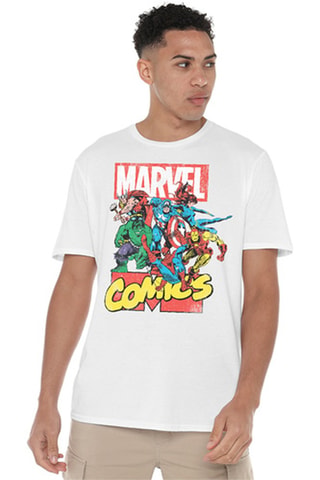 T-shirt Avengers Marvel - Wit