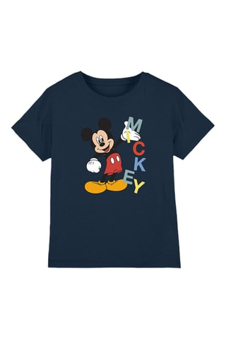 T-shirt Mickey Disney - Marineblauw