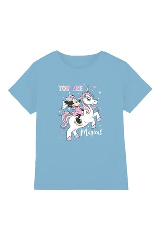 T-shirt Minnie Disney - Lichtblauw