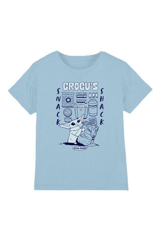 T-shirt Grogu The Mandalorian Star Wars - Lichtblauw