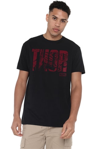 T-shirt Thor Avengers Marvel - Zwart