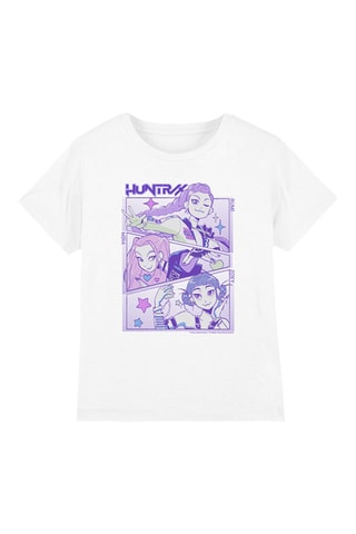 T-shirt Huntrix Kpop Demon Hunters - Wit