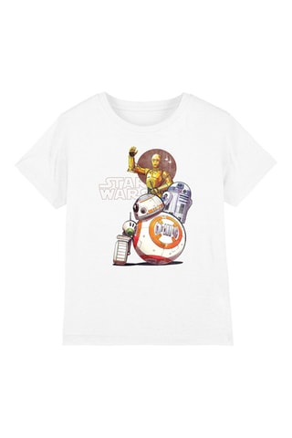 T-shirt Star Wars - Wit