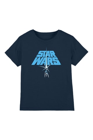T-shirt Laserzwaard Star Wars - Marineblauw