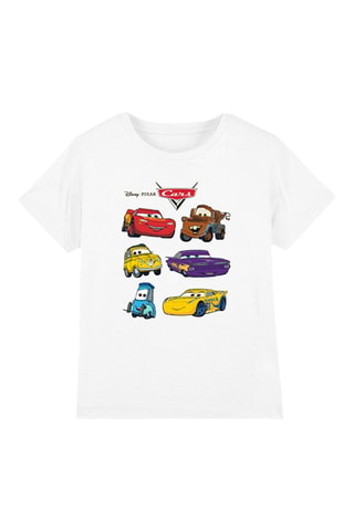 T-shirt Cars Disney Pixar - Wit