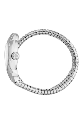 Reloj de cuarzo de acero - Plateado
