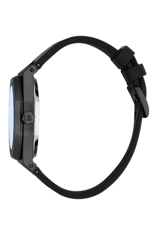 Reloj de cuarzo de silicona - Negro