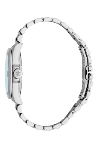 Reloj de cuarzo de acero - Plateado