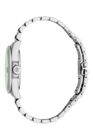 Reloj de cuarzo de acero - Plateado