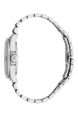 Reloj de cuarzo de acero - Plateado