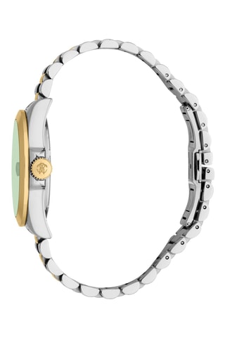 Reloj de cuarzo de acero - Dorado y plateado