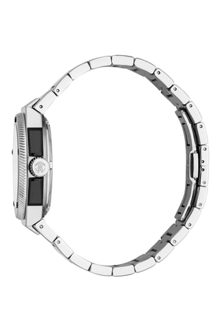 Reloj automático de acero - Plateado y negro