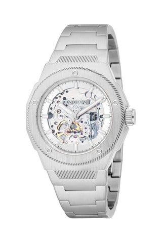 Reloj automático de acero - Plateado
