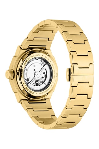 Reloj automático de acero - Dorado y negro