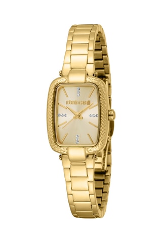 Reloj de cuarzo de acero - Dorado