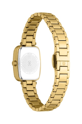 Reloj de cuarzo de acero - Dorado