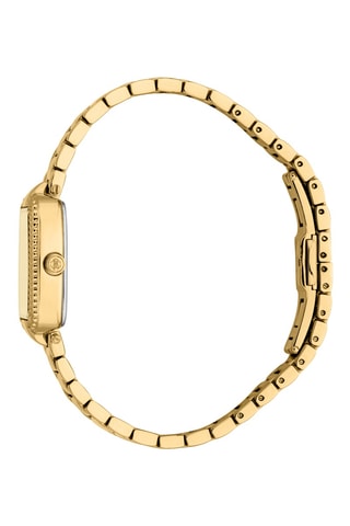 Reloj de cuarzo de acero - Dorado