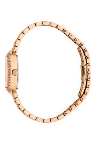 Reloj de cuarzo de acero - Rosa dorado