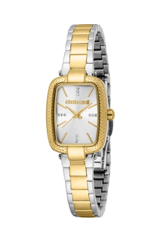 Reloj de cuarzo de acero - Dorado y plateado