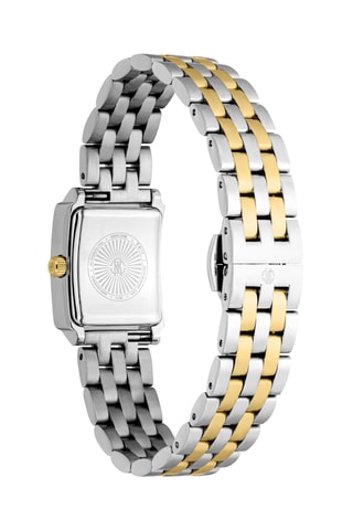 Reloj de cuarzo de acero - Plateado y dorado