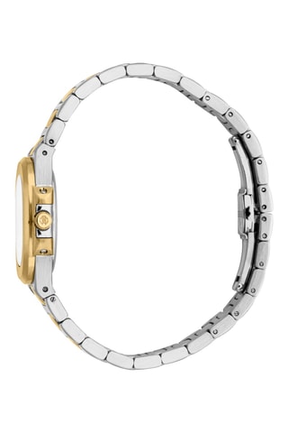 Reloj de cuarzo de acero - Dorado y plateado
