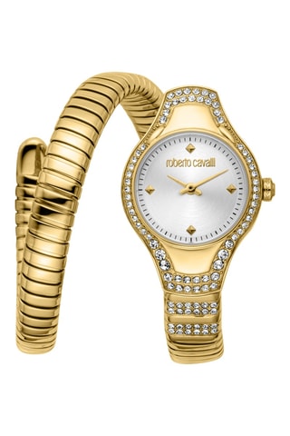 Reloj de cuarzo de acero - Dorado y plateado