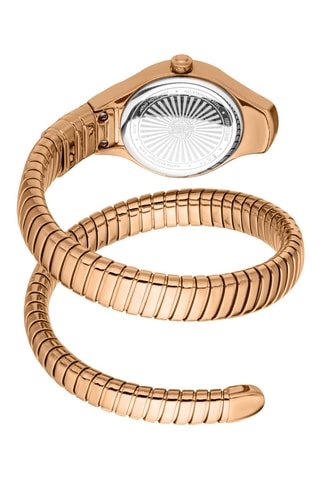 Reloj de cuarzo de acero - Rosa dorado