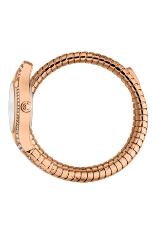 Reloj de cuarzo de acero - Rosa dorado