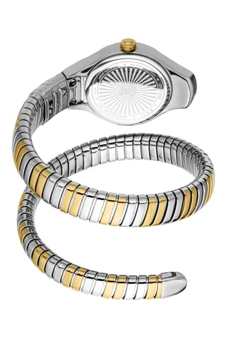 Reloj de cuarzo de acero - Dorado y plateado