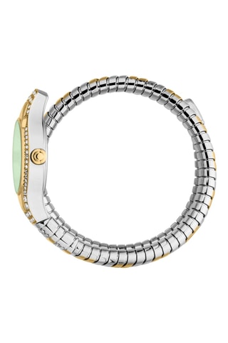 Reloj de cuarzo de acero - Dorado y plateado