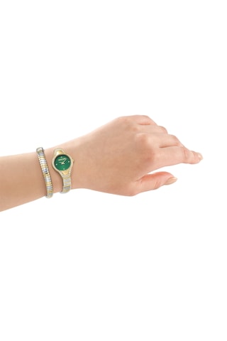 Reloj de cuarzo de acero - Dorado y plateado