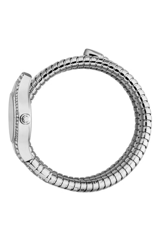 Reloj de cuarzo de acero - Plateado y negro