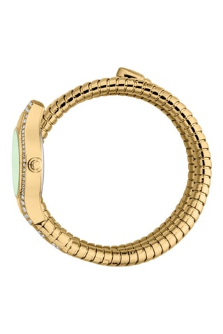 Reloj de cuarzo de acero - Dorado y verde