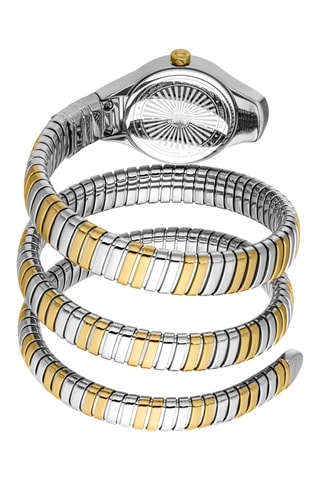 Reloj de cuarzo de acero - Dorado y plateado