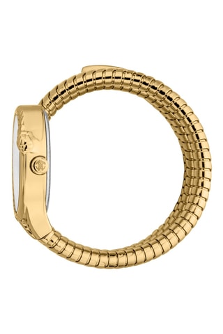 Reloj de cuarzo de acero - Dorado y blanco