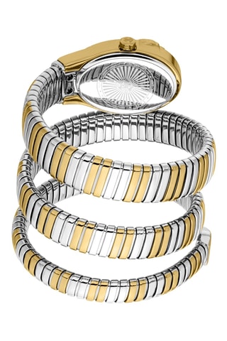 Reloj de cuarzo de acero - Dorado y plateado