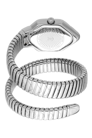 Reloj de cuarzo de acero - Plateado y negro