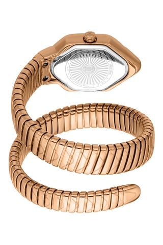 Reloj de cuarzo de acero - Rosa dorado y plateado