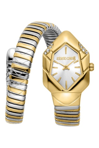 Reloj de cuarzo de acero - Dorado y plateado