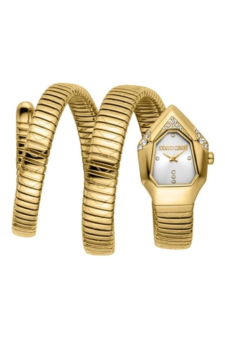 Reloj de cuarzo de acero - Dorado y plateado
