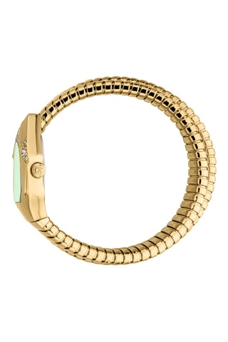 Reloj de cuarzo de acero - Dorado y verde
