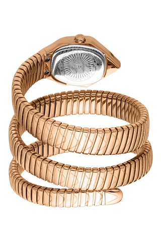 Reloj de cuarzo de acero - Rosa dorado y plateado
