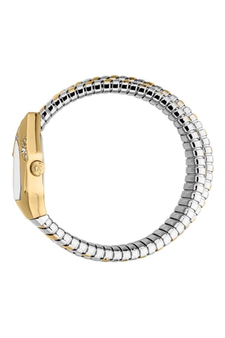 Reloj de cuarzo de acero - Dorado y plateado