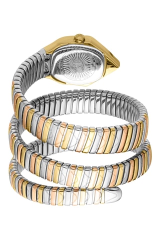 Reloj de cuarzo de acero - Dorado y plateado