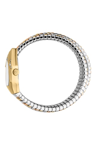 Reloj de cuarzo de acero - Dorado y plateado